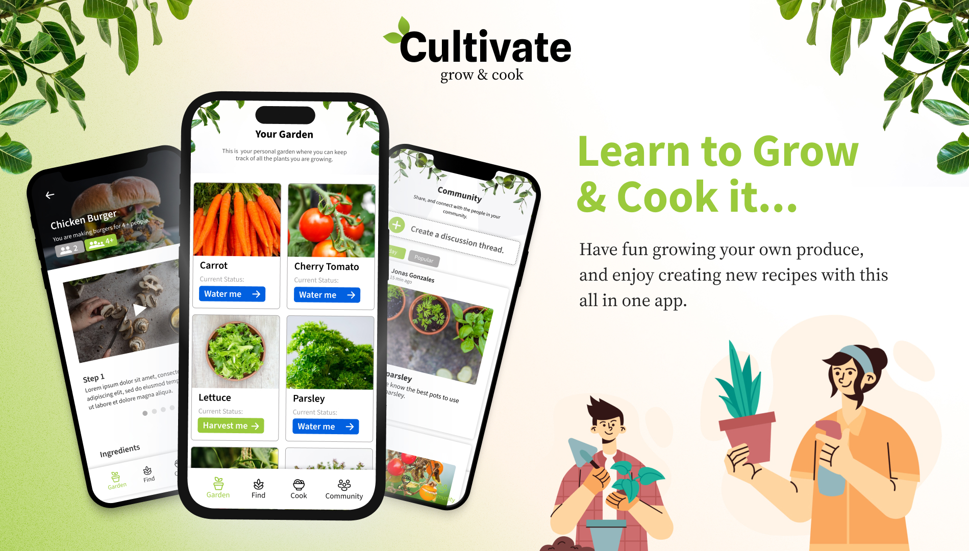 mockup for cultivate